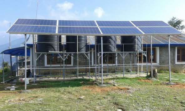 Yangrima School, Helambu 2.6kWp Off Grid Solar PV System