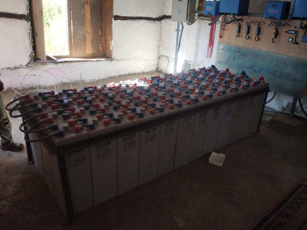 Upper Pali 15 kWp Mini-grid system, Chhankheli Rural Municipality, Humla (battery bank)